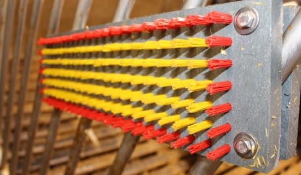 Wand / schuurborstel 50 x 15 cm - korte borstelharen - Afbeelding 2